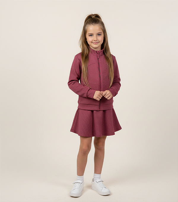 Conjunto Beach Tenis Vinho