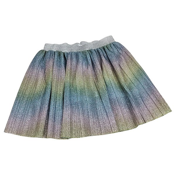 Saia Plissada Rainbow