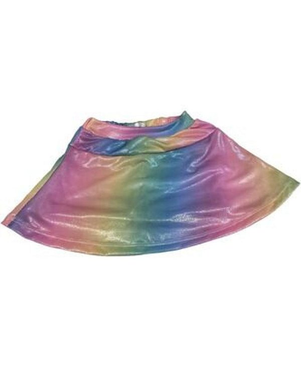 Short Saia Glitter Raibow