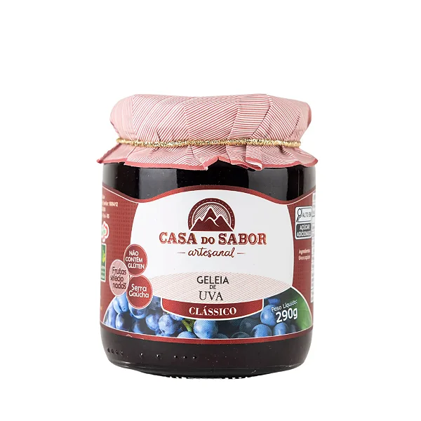 Geleia de Uva, 290g - Casa do Sabor