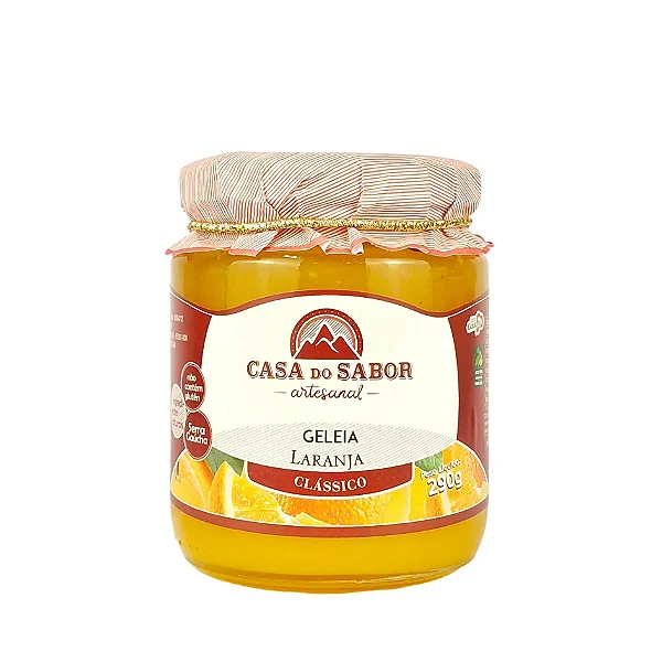 Geleia de Laranja, 290g - Casa do Sabor