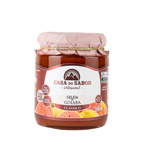 Geleia de Goiaba, 290g - Casa do Sabor