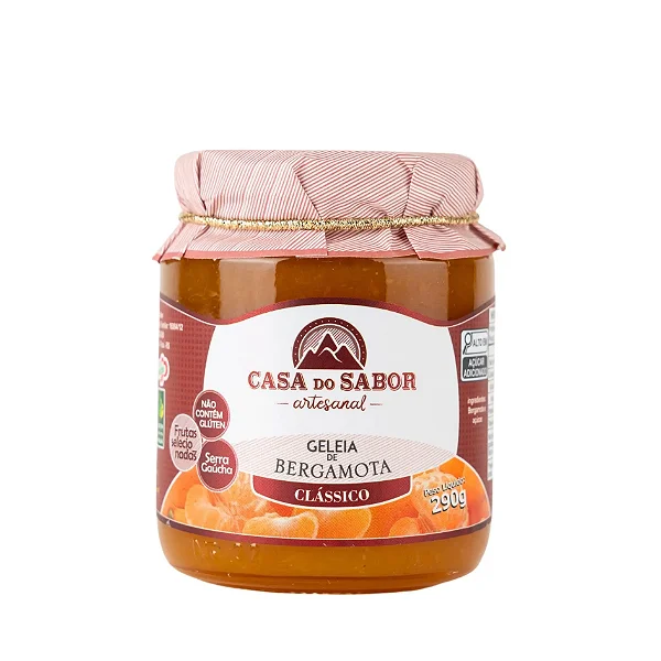 Geleia de Bergamota, 290g - Casa do Sabor