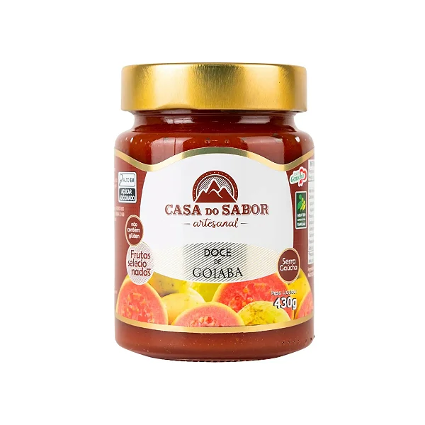 Geleia de Goiaba, 430g - Casa do Sabor