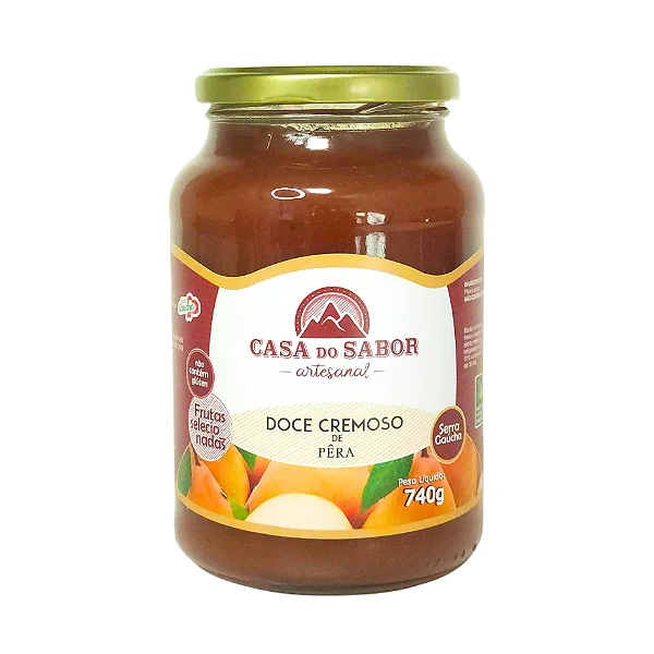Geleia de Pera, 740g - Casa do Sabor