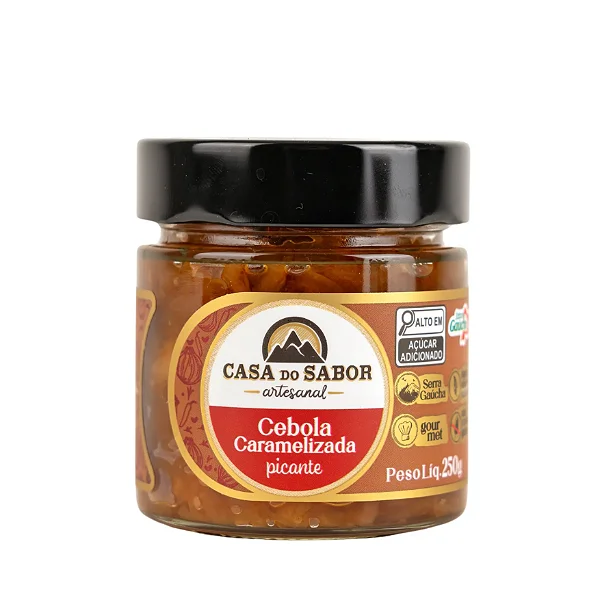 Cebola Caramelizada, Picante 250g - Casa do Sabor