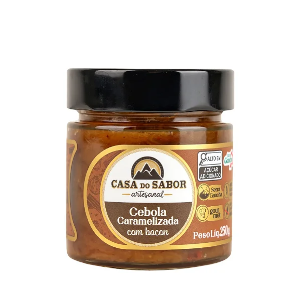 Cebola Caramelizada, Bacon 250g - Casa do Sabor