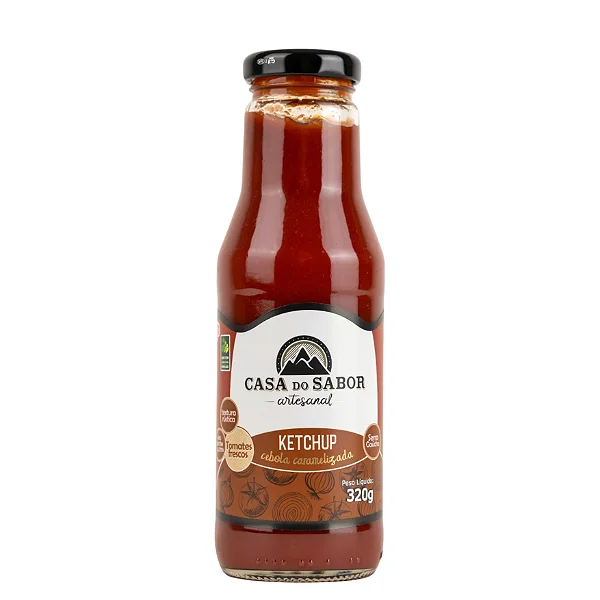 Ketchup, Cebola Caramelizada, 320g - Casa do Sabor