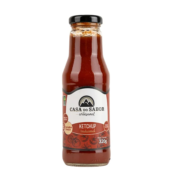 Ketchup, tradicional, 320g - Casa do Sabor