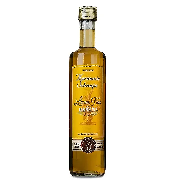 Licor Fino de Banana, 500ml - Harmonie Schnaps