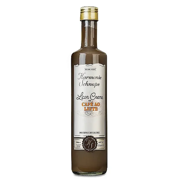 Licor Fino de Café com Leite, 500ml - Harmonie Schnaps
