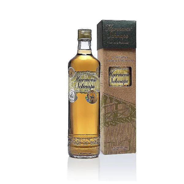 Cachaça Envelhecida em Blend de Carvalho, Grápia, Louro e Cabriuva, 700ml - Harmonie Schnaps