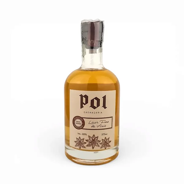 Licor Fino de Anis, 375ml - Cachaçaria Pol