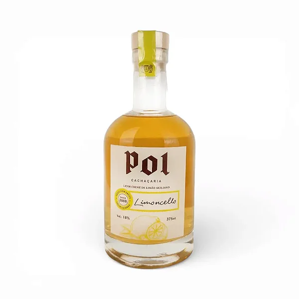 Licor Creme de Limão Siciliano Limocello, 375ml - Cachaçaria Pol