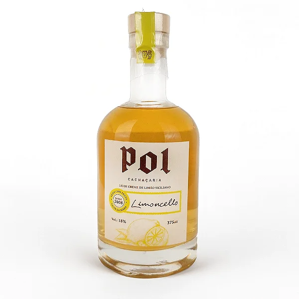 Licor Creme de Limão Siciliano Limocello, 375ml - Cachaçaria Pol