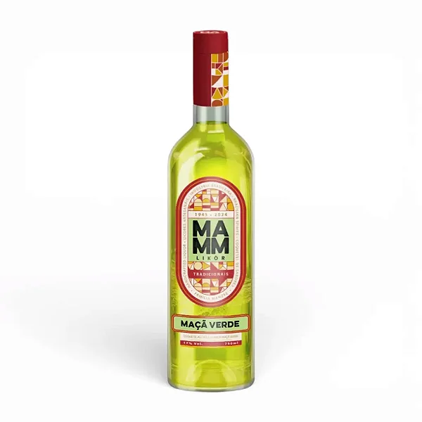 Licor Fino de Maçã Verde Tradicional 750ml - Mamm Likör