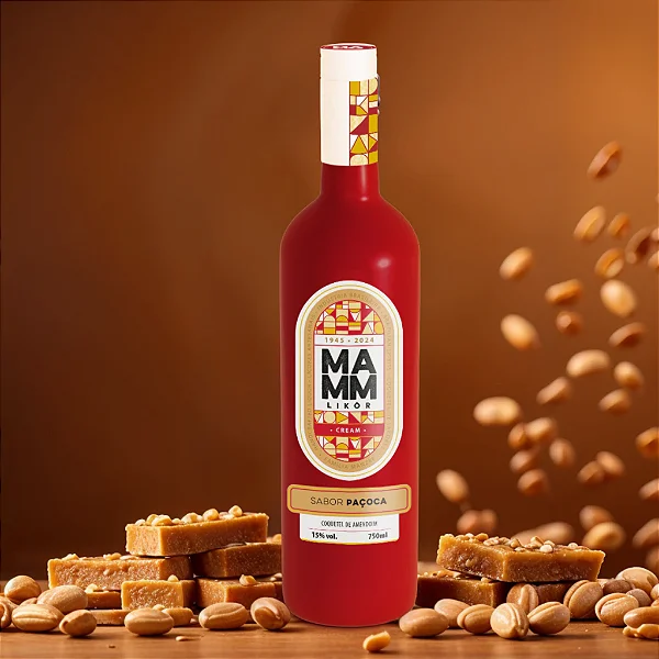 Licor Creme de Paçoca 750ml - Mamm Likör