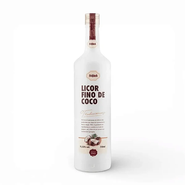 Licor Fino de Coco 750ml - Schluck Licores