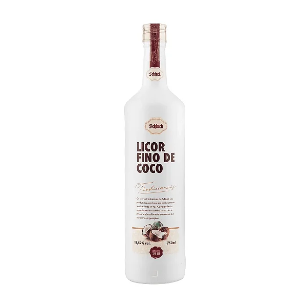 Licor Fino de Coco 750ml - Schluck Licores