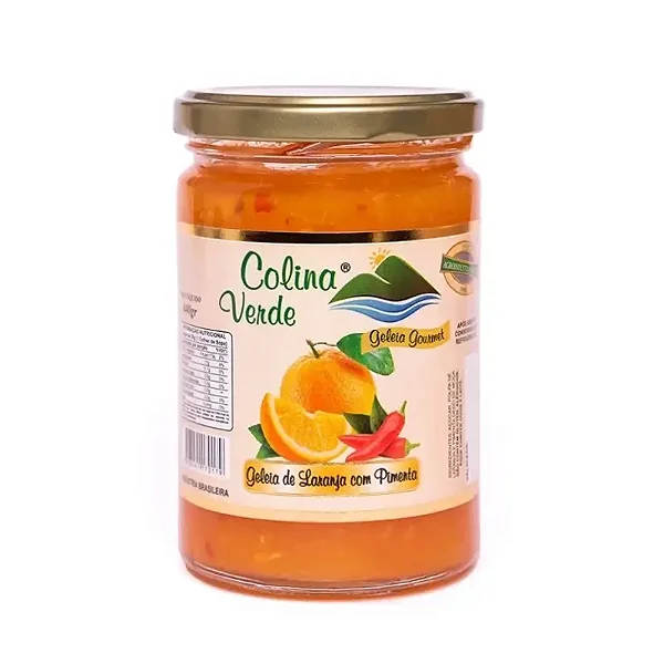 Geleia de Laranja com Pimenta 400g - Colina Verde