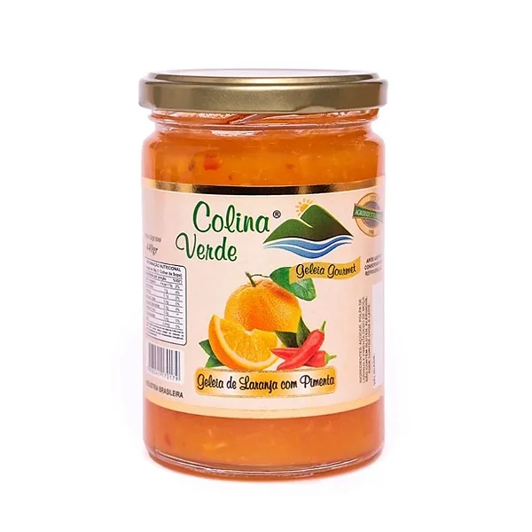 Geleia de Laranja com Pimenta 400g - Colina Verde