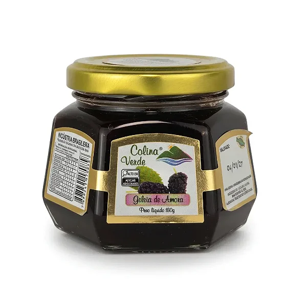 Geleia de Amora 180g - Colina Verde