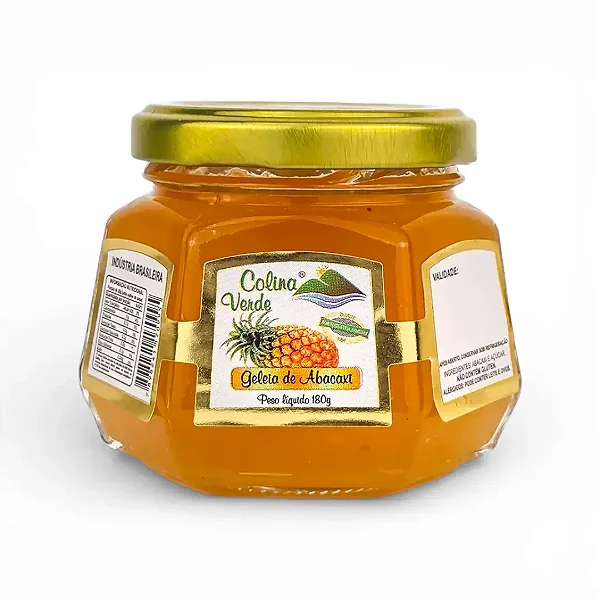 Geleia de Abacaxi, 180g - Colina Verde