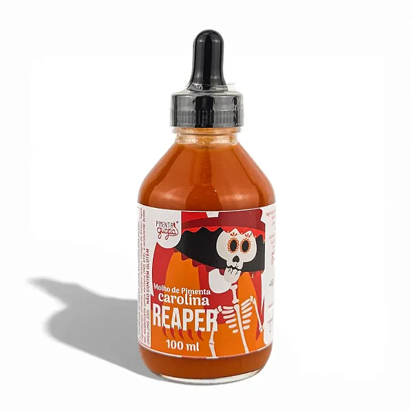 Molho de Pimenta Carolina Reaper 100ml - Sabor da Colonia
