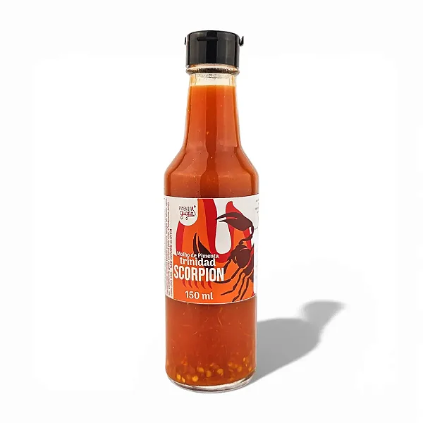 Molho de Pimenta Trinidad Scorpion 150 ml - Sabor da Colonia