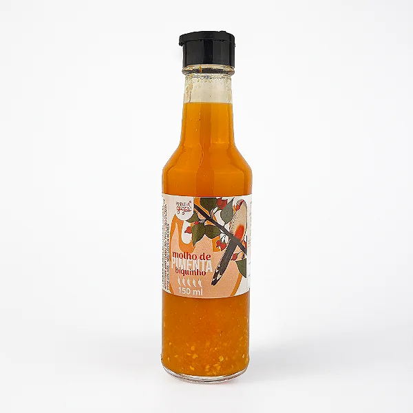 Molho de Pimenta Biquinho 150ml - Sabor da Colonia