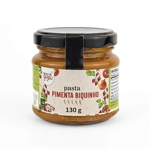 Pasta de Pimenta Biquinho 130g - Sabor da Colonia
