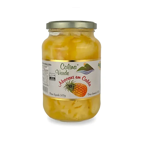 Abacaxi em Calda 600g - Colina Verde