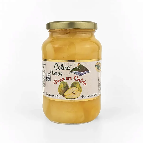 Pera em Calda 600g - Colina Verde
