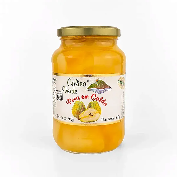 Pera em Calda 600g - Colina Verde