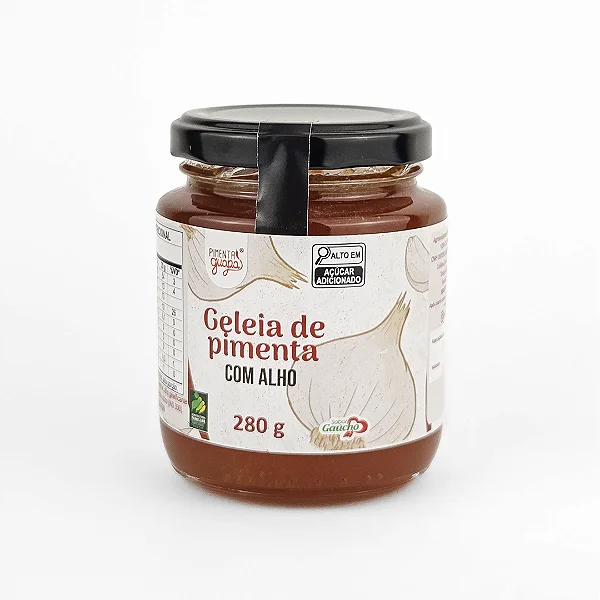 Geleia de Alho com Pimenta, 280g - Sabor da Colônia
