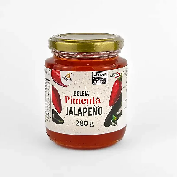 Geleia de Pimenta Jalapeño, 280g - Sabor da Colônia