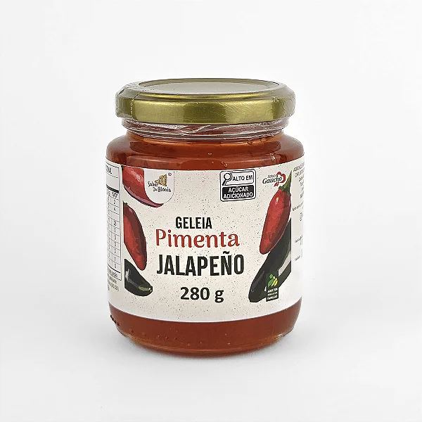 Geleia de Pimenta Jalapeño, 280g - Sabor da Colônia
