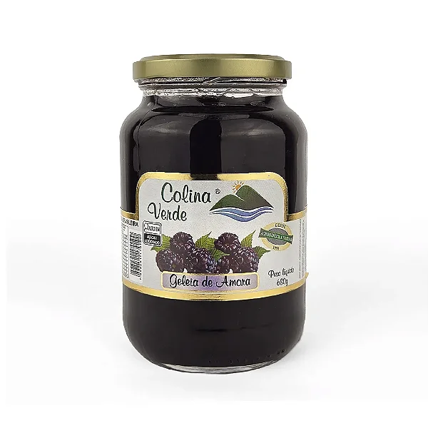 Geleia de Amora, 680g - Colina Verde