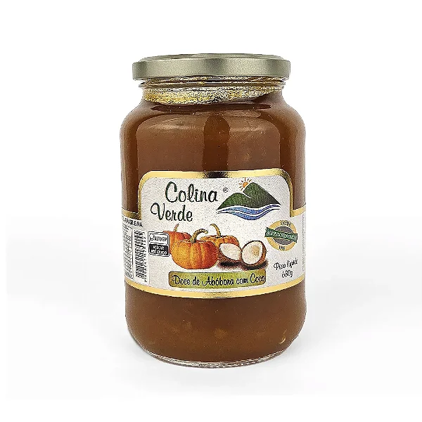 Doce de Abóbora com Côco, 680g - Colina Verde