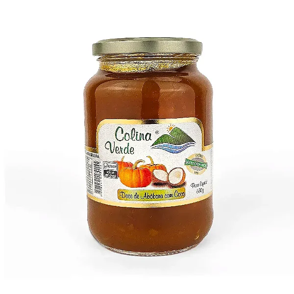 Doce de Abóbora com Côco, 680g - Colina Verde