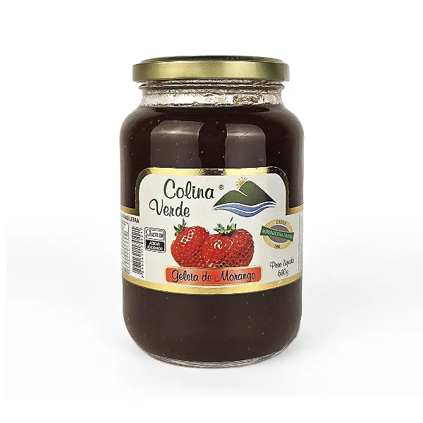 Geleia de Morango, 680g - Colina Verde