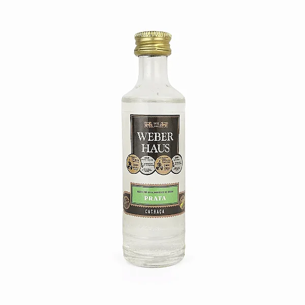Cachaça Prata, 50ml - Weber Haus