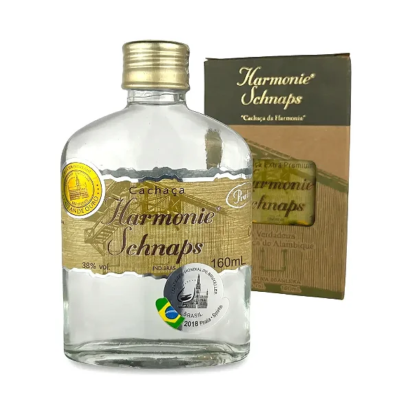 Cachaça Prata, 160ml - Harmonie Schnaps