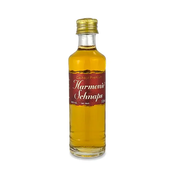 Cachaça Envelhecida Amburana, 50ml - Harmonie Schnaps