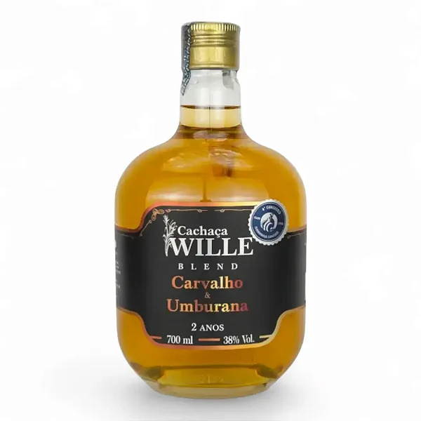 Cachaça Blend 2 Madeiras, 700ml - Cachaçaria Wille