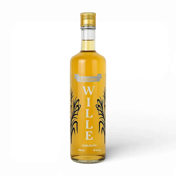 Cachaça de Amburana, 700ml - Cachaçaria Wille