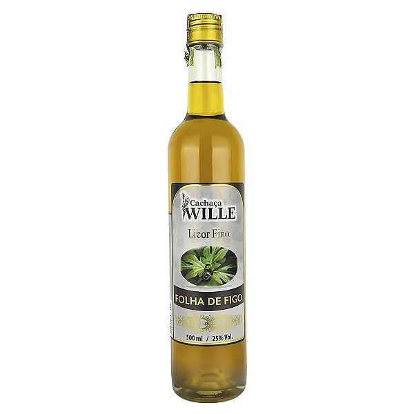 Licor de Folha de Figo, 500ml - Cachaçaria Wille