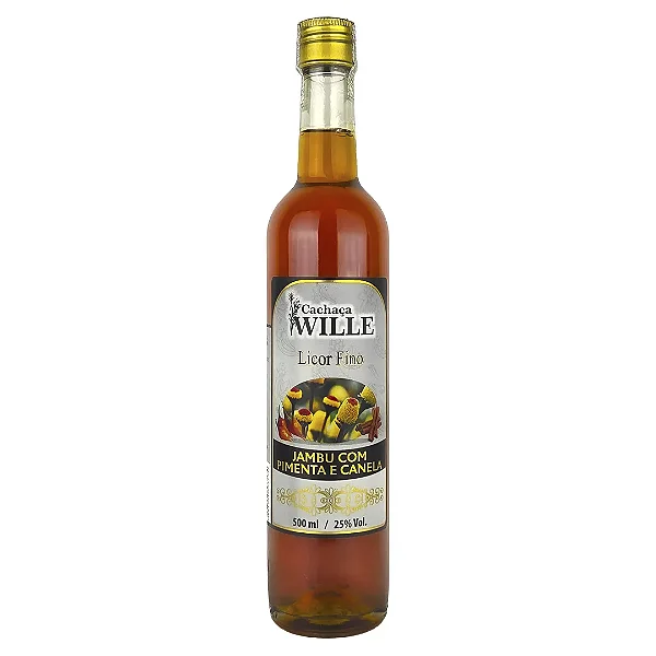 Licor de Jambu, Canela e Pimenta, 500ml - Cachaçaria Wille