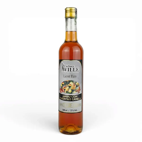 Licor de Jambu, Canela e Pimenta, 500ml - Cachaçaria Wille