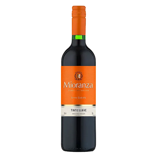 Vinho de Mesa Tinto Suave , 750ml - Mioranza